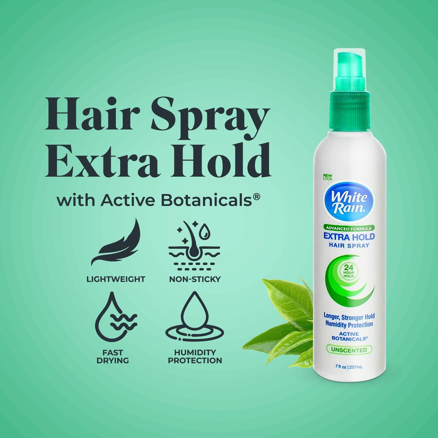 White Rain Advanced Formula Extra Hold Hair Spray,7 oz