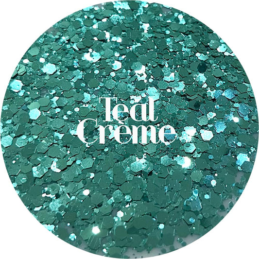 Teal Polyester Glitter | Craft Glitter | Glitter for Arts & Crafts | Tumblers | Cosmetics | Nails | Epoxy Resin Art | Slime | DIY | Body Glitter | 1