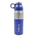 Brentwood Appliances G-1018BL GeoJug 18-Ounce Stainless Steel Vacuum-Insulated Water Bottle (Blue), One Size