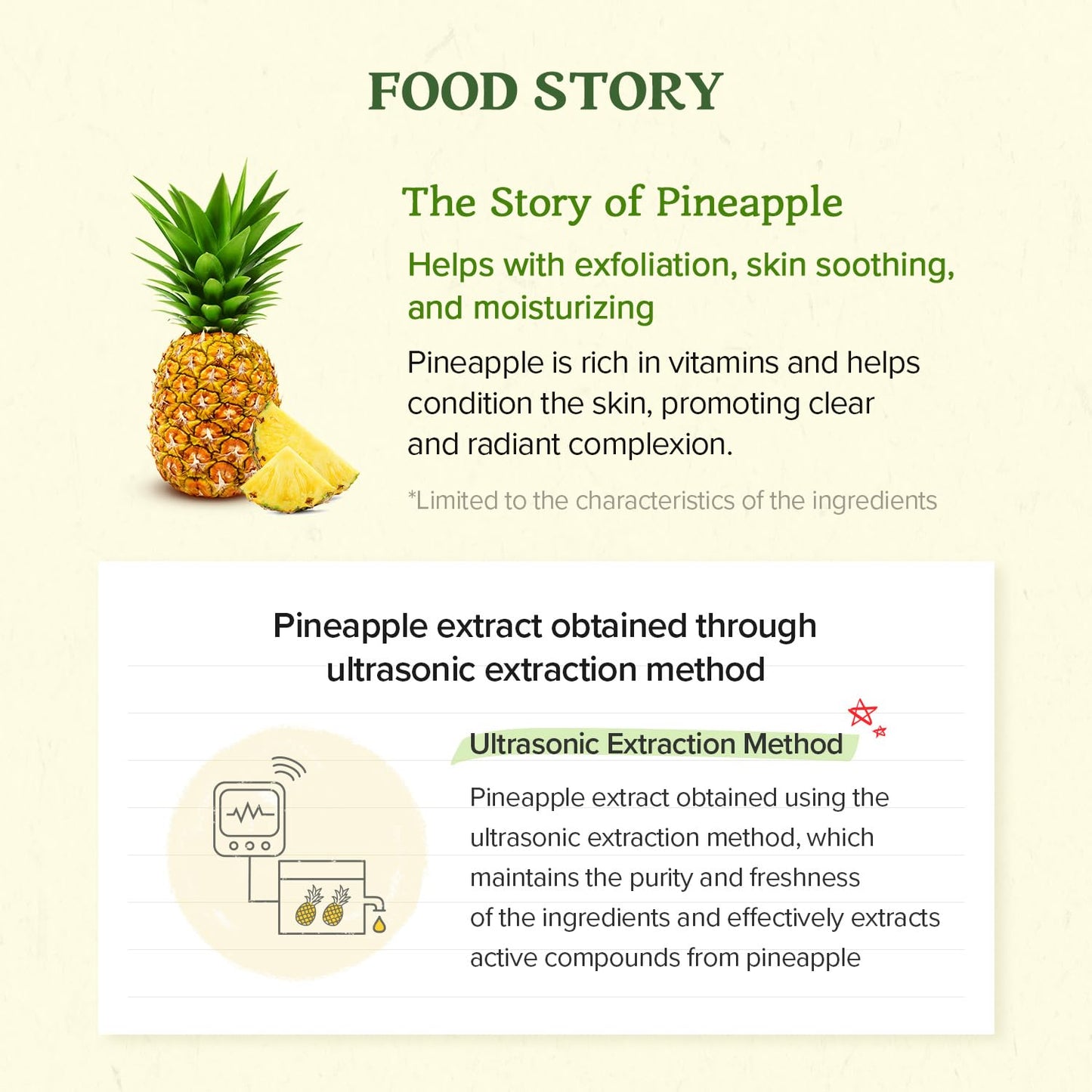 SKINFOOD Pineapple Peeling Gel 3.38 fl.oz. (100ml) - Pineapple & Aloe AHA Deep Facial Exfoliating Gel, Eliminates Sebum, Skin Clear and Blemish-Free