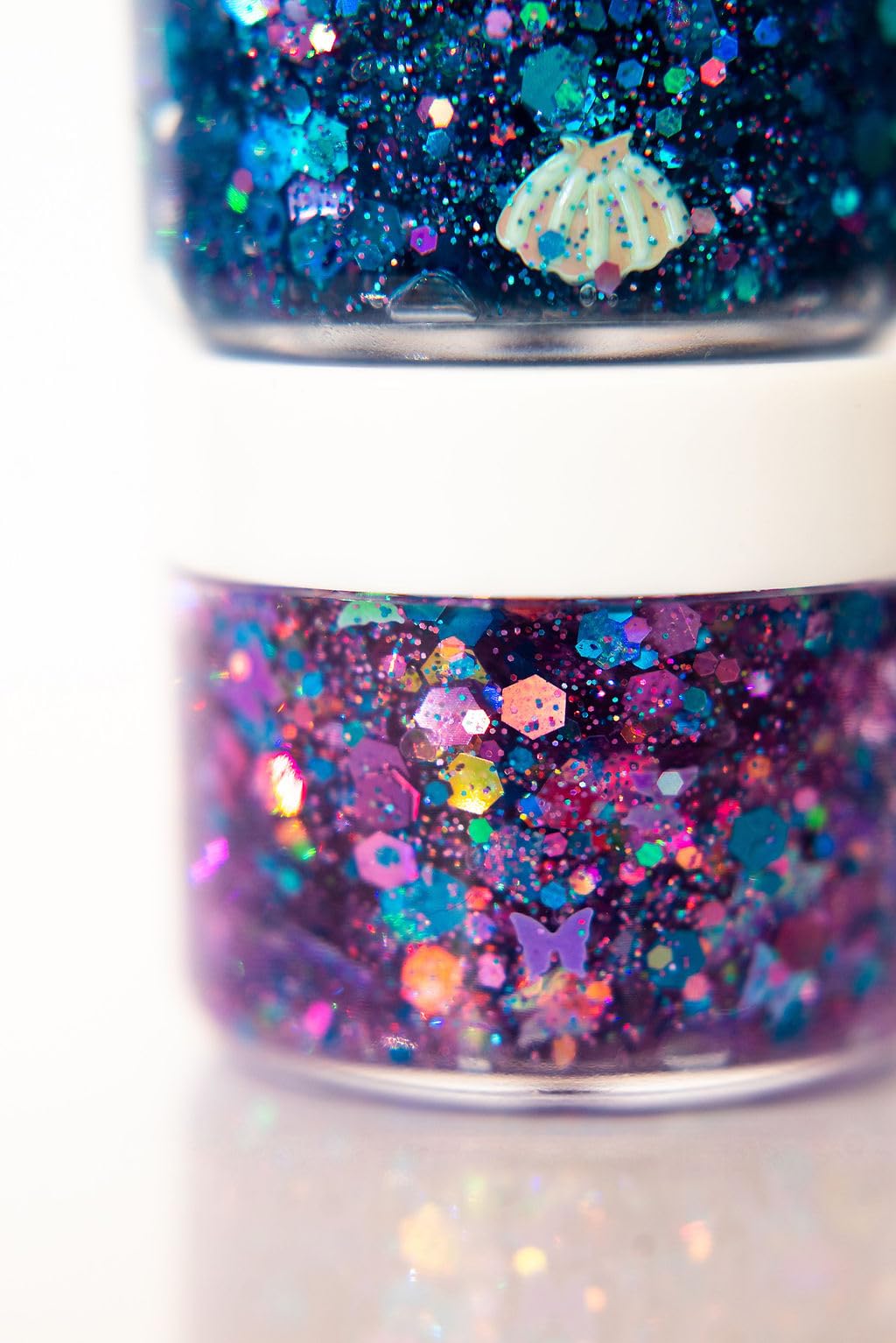Hair Glitter Gel by Gussy Up- Water-Based Quick-Drying Sparkle for Kids & Adults - Clear-Dry Formula - Washable Festival & Party Hair Glitter - 20ml