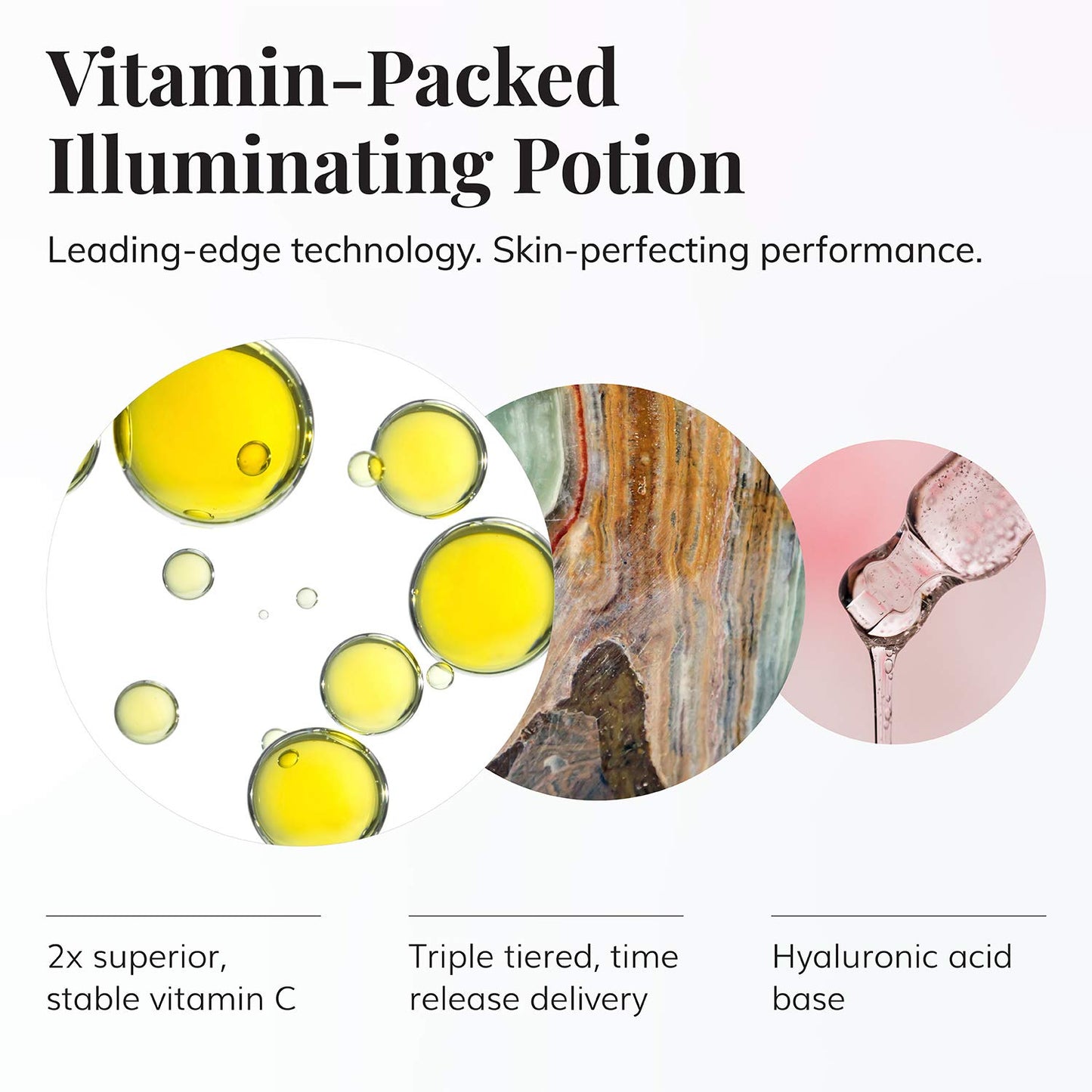 Le Mieux Vita-C Serum - Concentrated Vitamin C & Glutathione Antioxidant Facial Serum for Glowing Skin, VIT C Face Serum to Address the Appearance