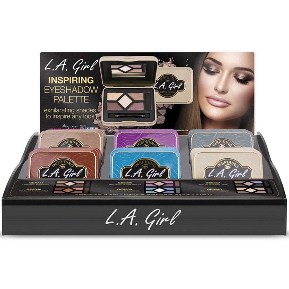L.A. Girl Inspiring Eyeshadow Palette, Get Glam & Get Going GES336