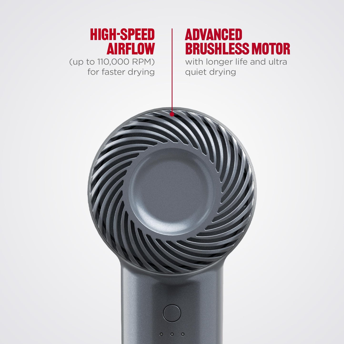 Revlon PowerMove Hair Dryer - Lightweight Blow Dryer with Salon-Quality Performance, Quicker Drying Powered by Advanced BLDC Motor