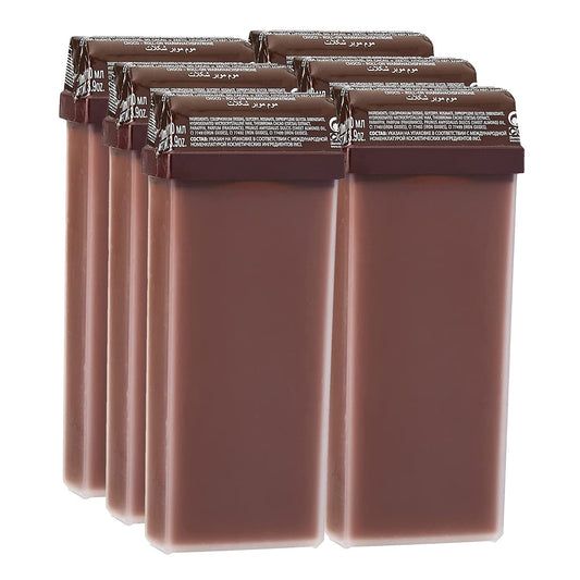 Beauty Image Chocolate Warm Wax Roll On - Pack of 6 Beauty and Personal Care Beauty Image