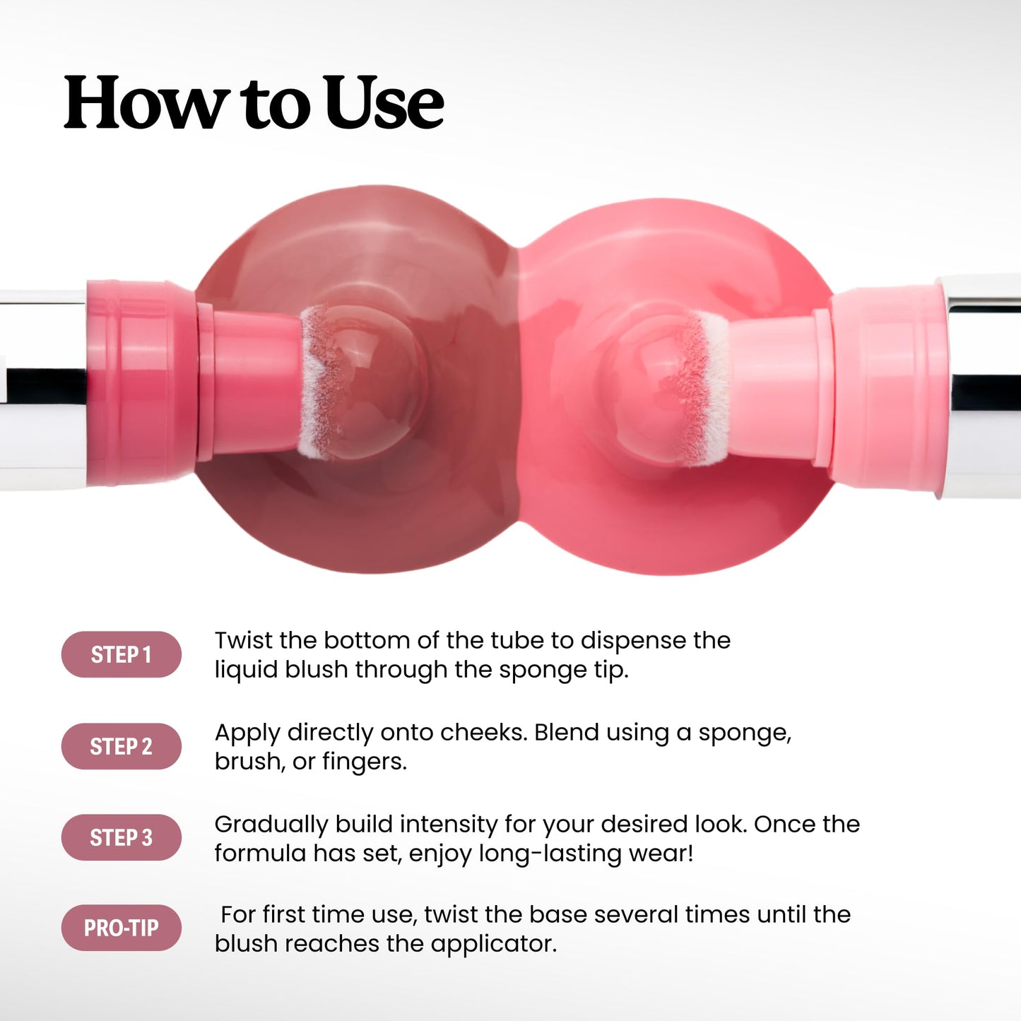 Sacheu Cheek STAY-N Liquid Blush for Cheeks - High Pigment, Buildable, Lightweight Cream Blush for Dewy & Radiant Flushed Cheeks - Long-lasting Beauty and Personal Care Sacheu