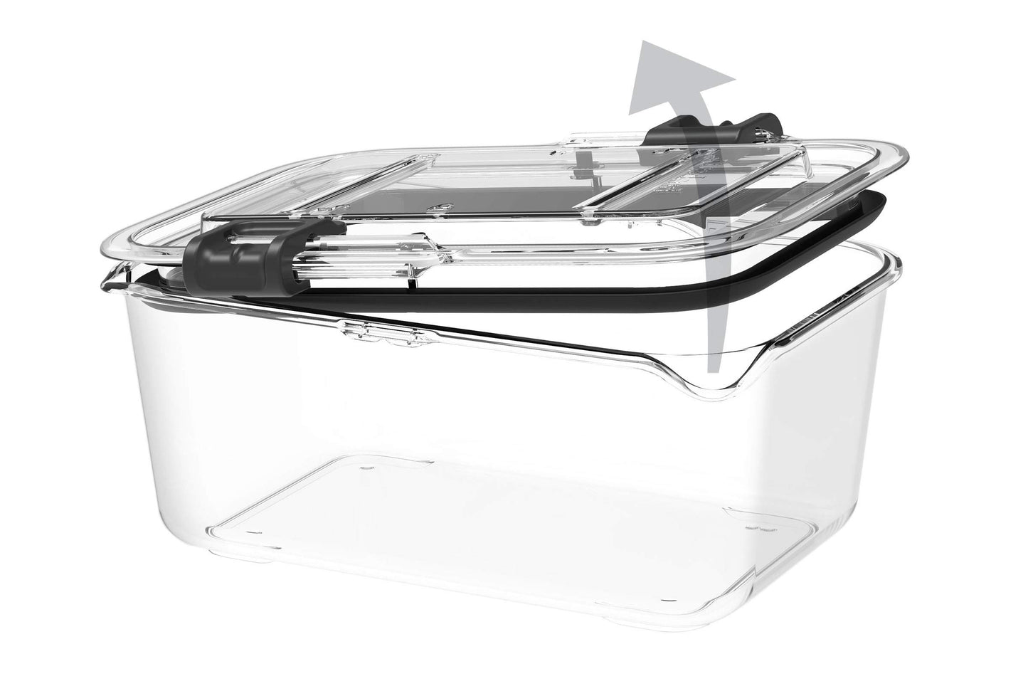 Prepara Latchlok 13 Cup Tritan Food Storage Container, Clear