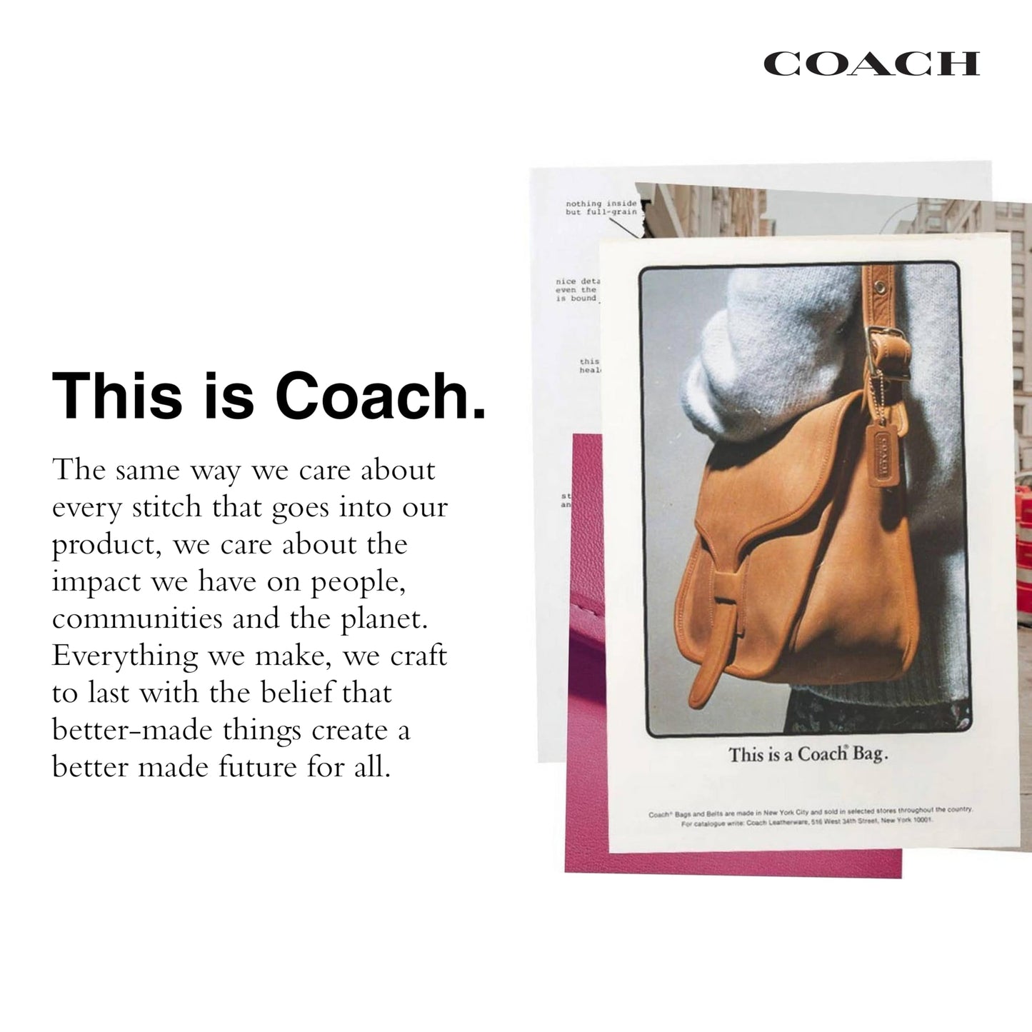 Coach Zip Pouch, B4/Black