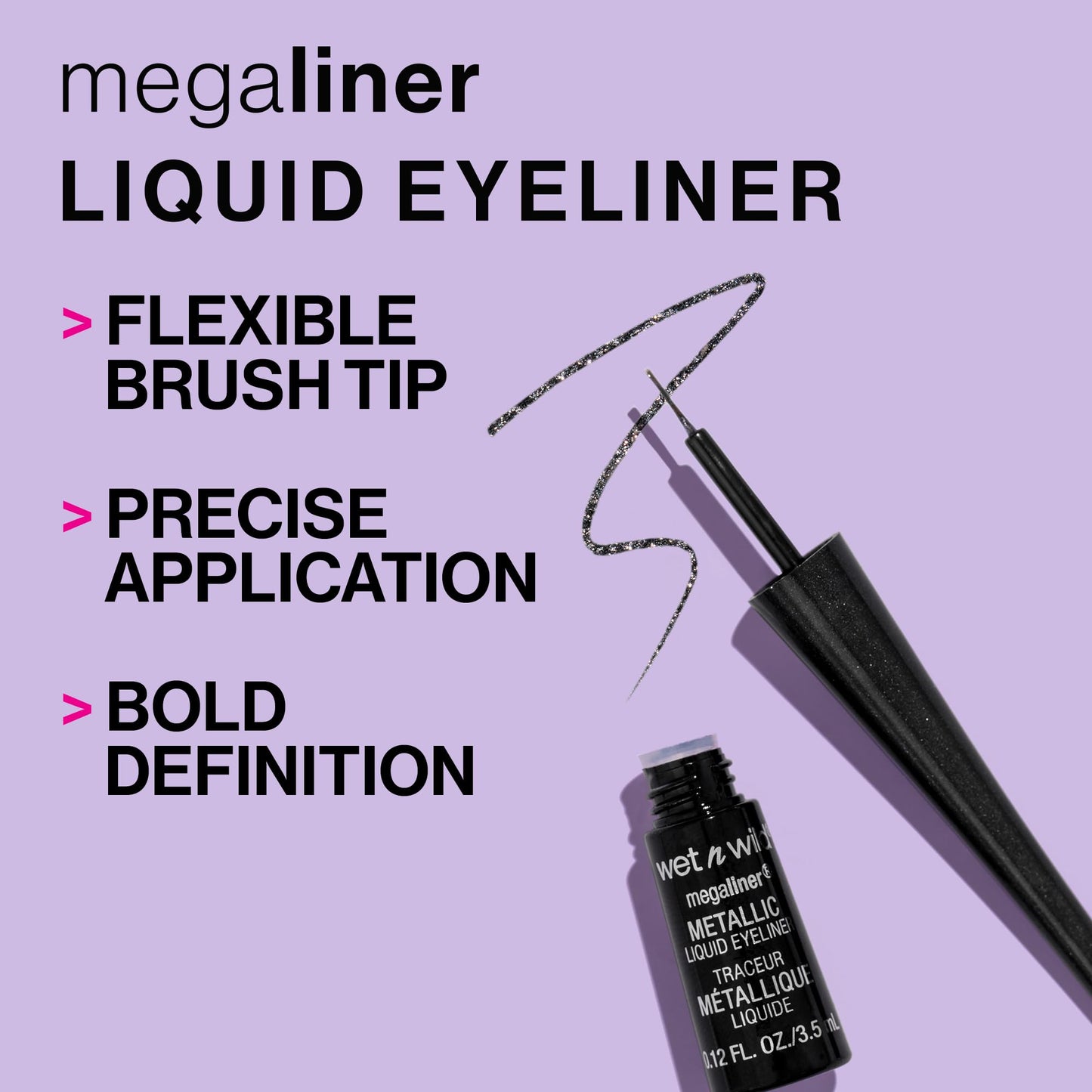 wet n wild MegaLiner Liquid Eyeliner - Metallic, Metallic Brown