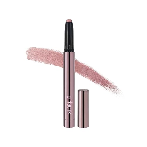 Girlactik Creamy Eyeshadow Stick- Long Lasting and Water-Resistant, Shimmering and Matte Colors Eye Shadow Stick Makeup, Built-in sharpener - 2 g