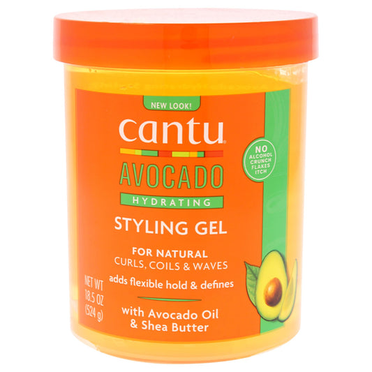 Cantu Avocado Paraben-free Hydrating Styling Gel, 18.5 Ounce