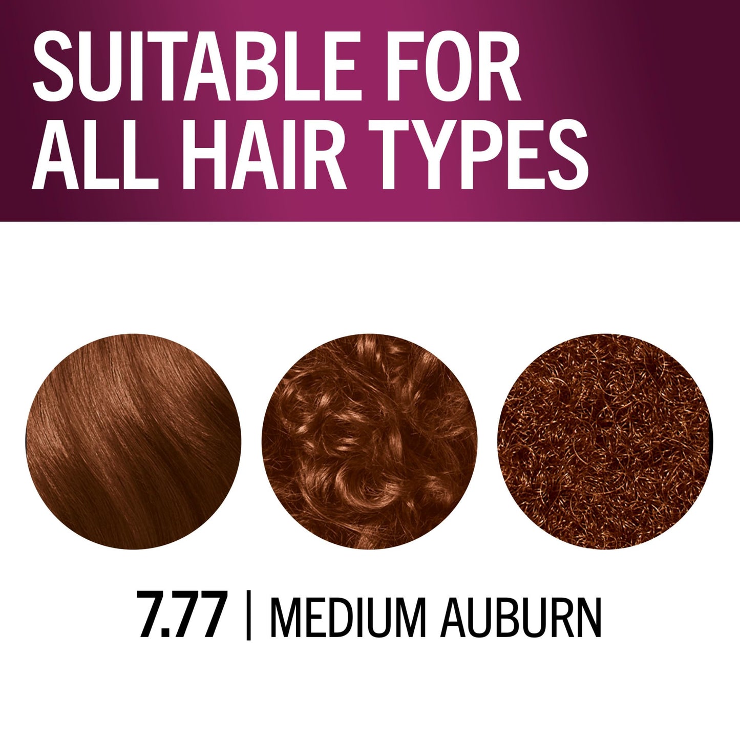 Schwarzkopf Keratin Color Permanent Hair Color, 7.7 Medium Auburn - Professional Quality Permanent Hair Dye, Up to 100% Gray Coverage - 1 Application
