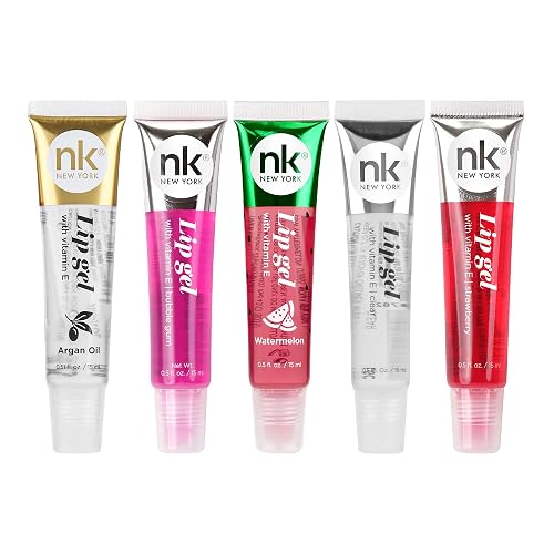 NICKA K NEW YORK Lip Gel, Hydrating, Lightweight, Glides on Effortlessly, Non Sticky Finish Lip Gel Colors