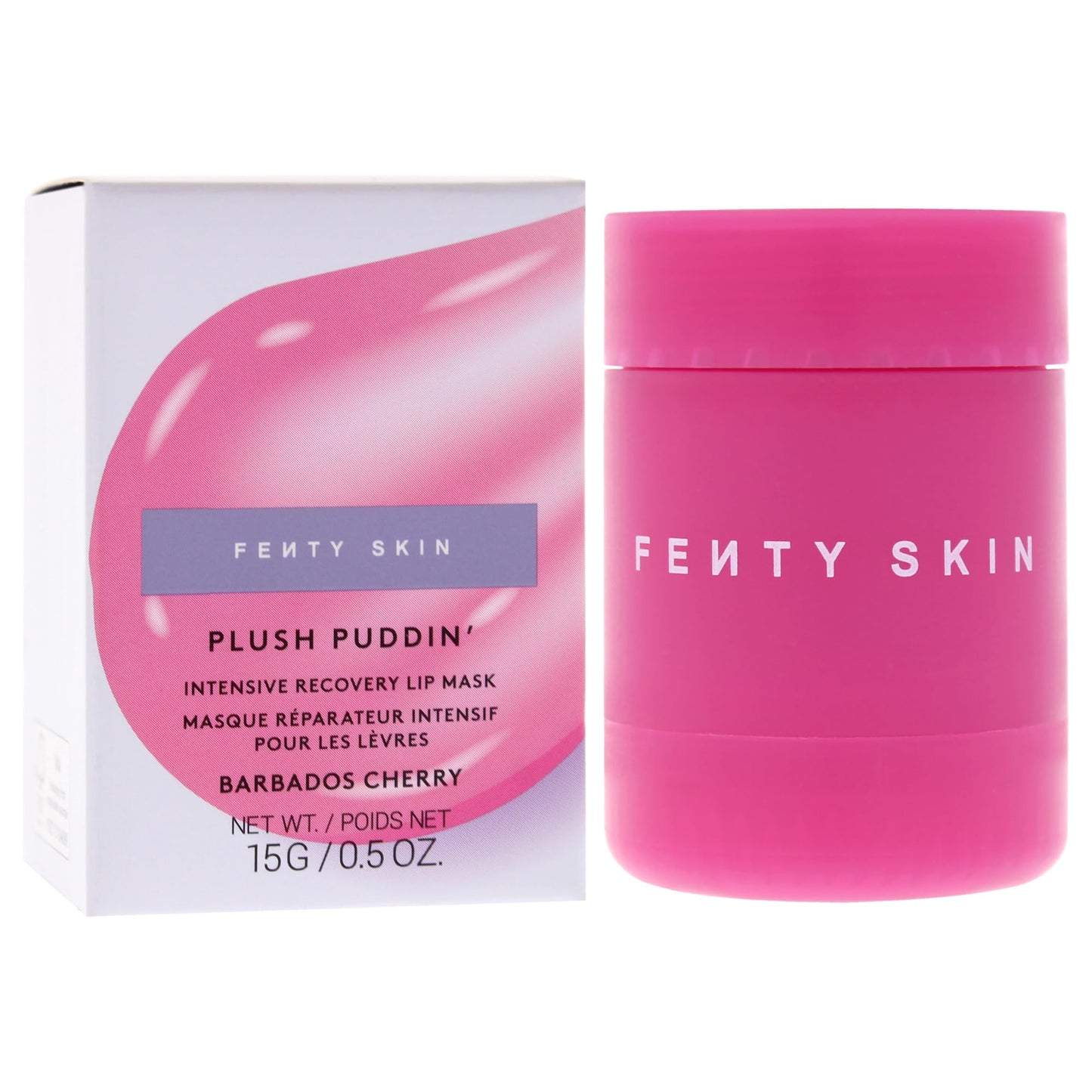 Plush Puddin Intensive Recovery Lip Mask - Barbados Cherry by Fenty Beauty for Women - 0.5 oz Lip Mask