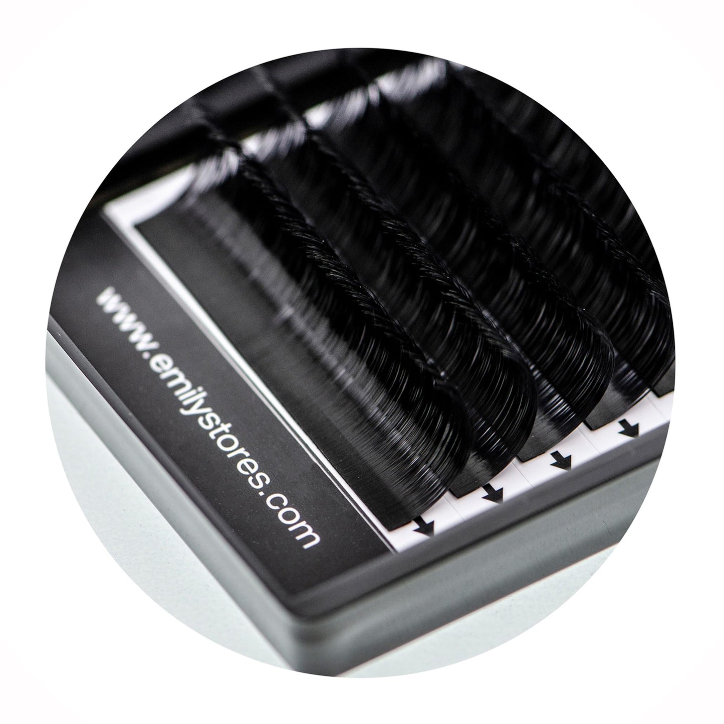 EMILYSTORES Lash Extensions 0.05mm Thickness J Curl 8mm Length Light-weight Volume Eyelashes For Eyelash Extensions(0.05,J,8mm)