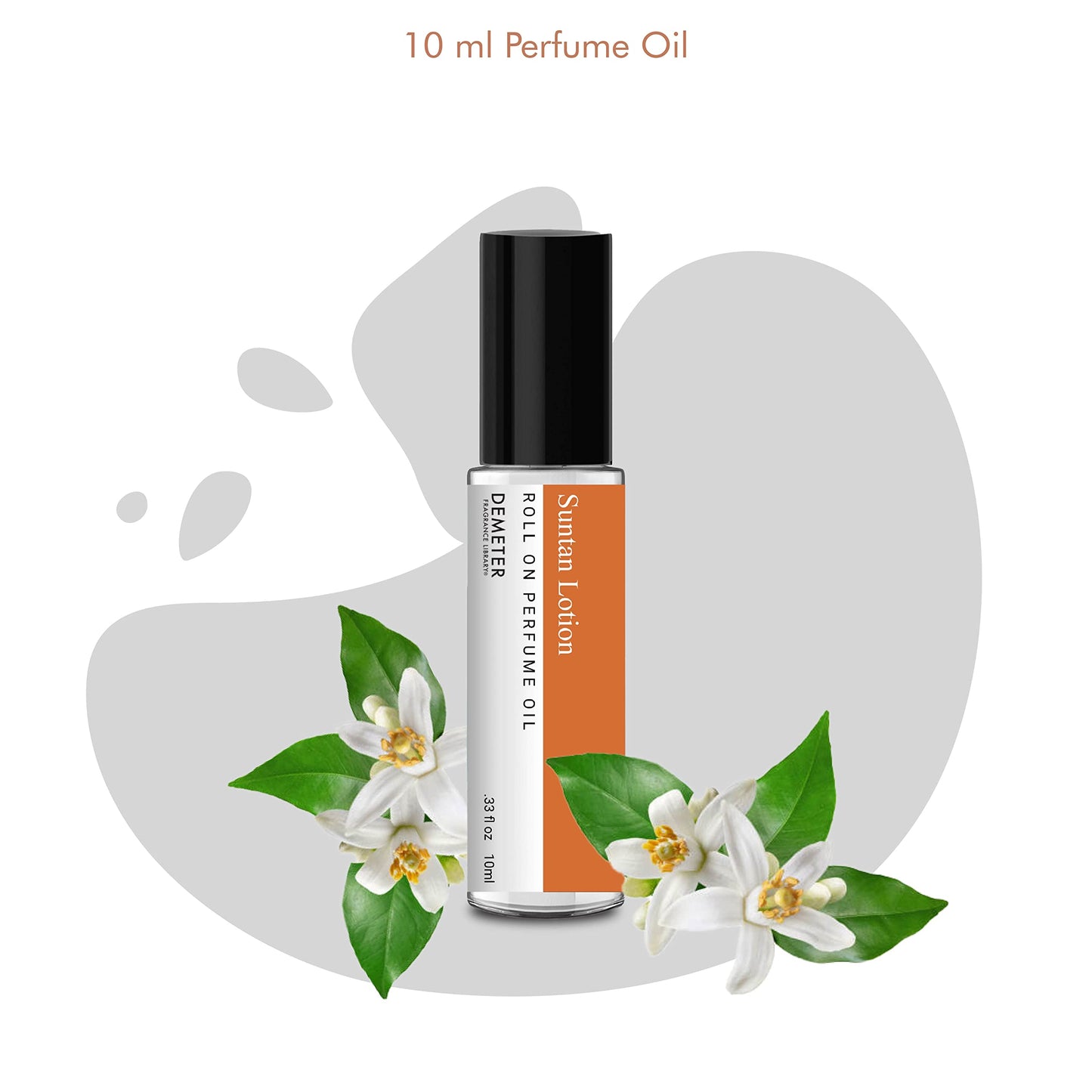 DEMETER Suntan Lotion Perfume Oil Roll on, .33 Oz, Long-Lasting