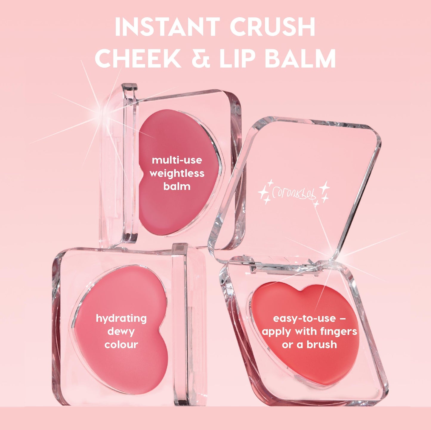 ColourPop Instant Crush Lip and Cheek Tint - Multi-Use Dewy Balm with a Weightless, Long-Lasting Formula - Cream Blush Balm Infused with Shea Butter