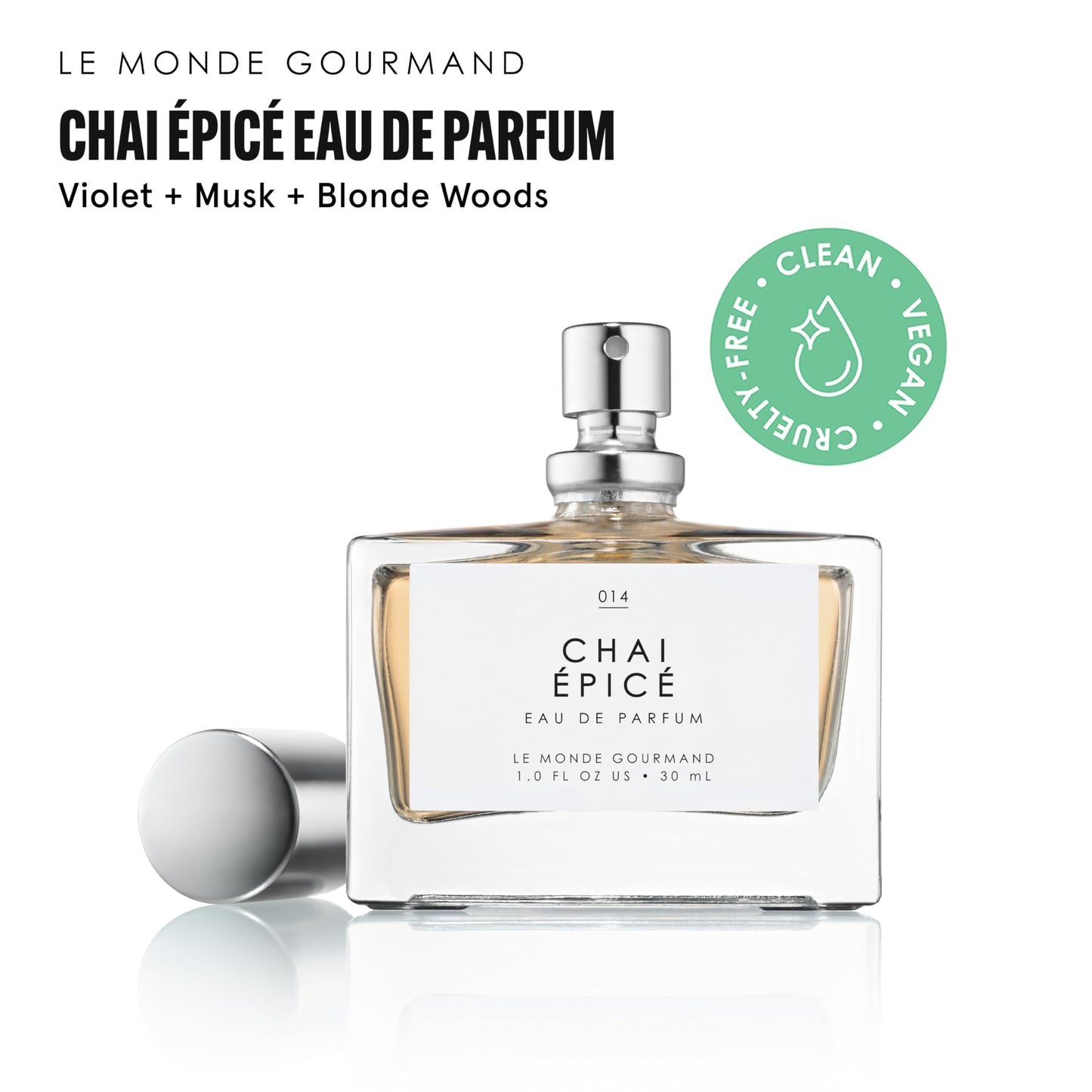 Le Monde Gourmand Chai Épicé Spray Eau de Parfum with Woody, Spicy, Warm Perfume Notes - 1 fl oz (30 ml)