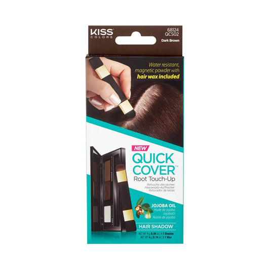 KISS Quick Cover Root Touch-Up Hair Shadow Dark Brown QCS02
