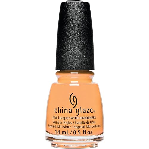 China Glaze Nail Lacquer, Tangerine Heat, 0.5 fl oz Beauty & Personal Care China Glaze