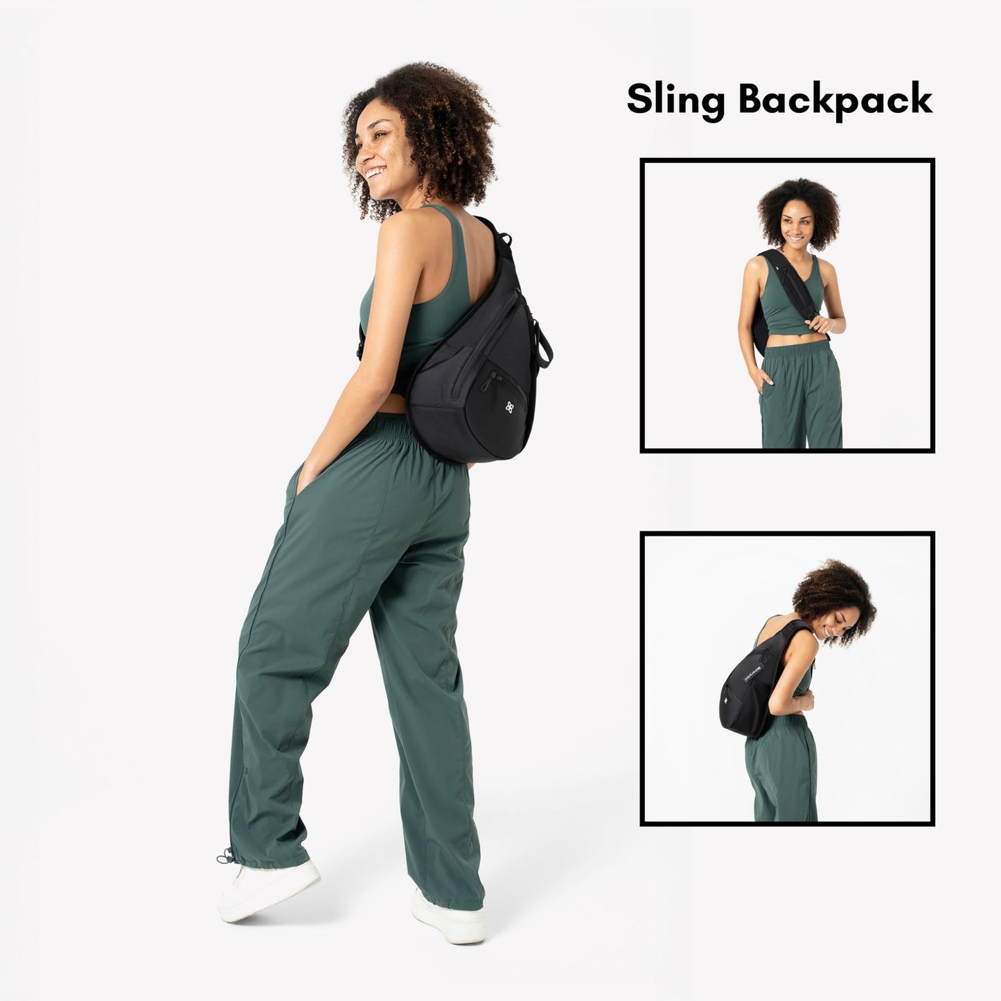 Sherpani Esprit, Sling Backpack, 10L Travel Bag, Women Shoulder Sling Purse, Crossbody Backpack, Travel Gifts, Pickleball Bag, RFID Protection, Fits…