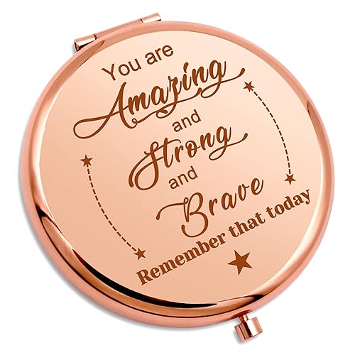 Inspirational Gifts for Girls Personal Makeup Mirror For Women Encouragement Gift For Friend Daughter Granddaughter Goddaughter Coworker Travel Makeup