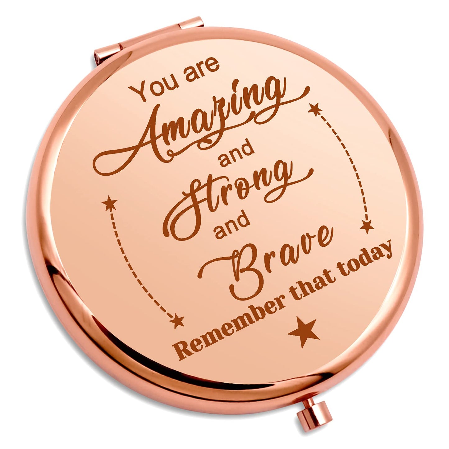 Inspirational Gifts for Girls Personal Makeup Mirror For Women Encouragement Gift For Friend Daughter Granddaughter Goddaughter Coworker Travel Makeup