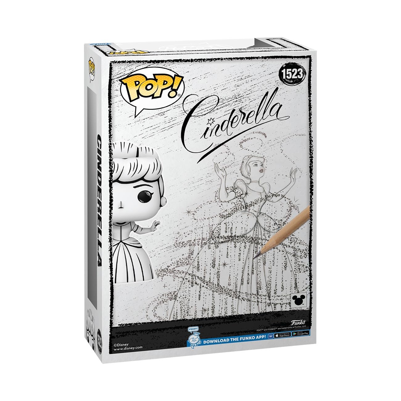 Funko POP Cover: Sketched - Cinderella - Collectable Vinyl Figure - Gift Idea - Official Merchandise - for Kids & Adults - Movies Fans - Model Figure…