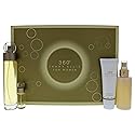 Perry Ellis 360 Women 3.4oz EDT Spray, 4oz Body Mist Spray, 3oz Shower Gel, 0.25oz EDT Spray 4 Pc Gift Set