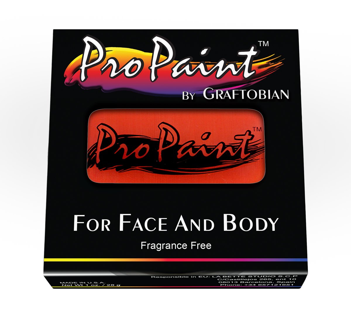 Graftobian Pro Paint Face and Body Paint - Golden Sunset, 30 ml