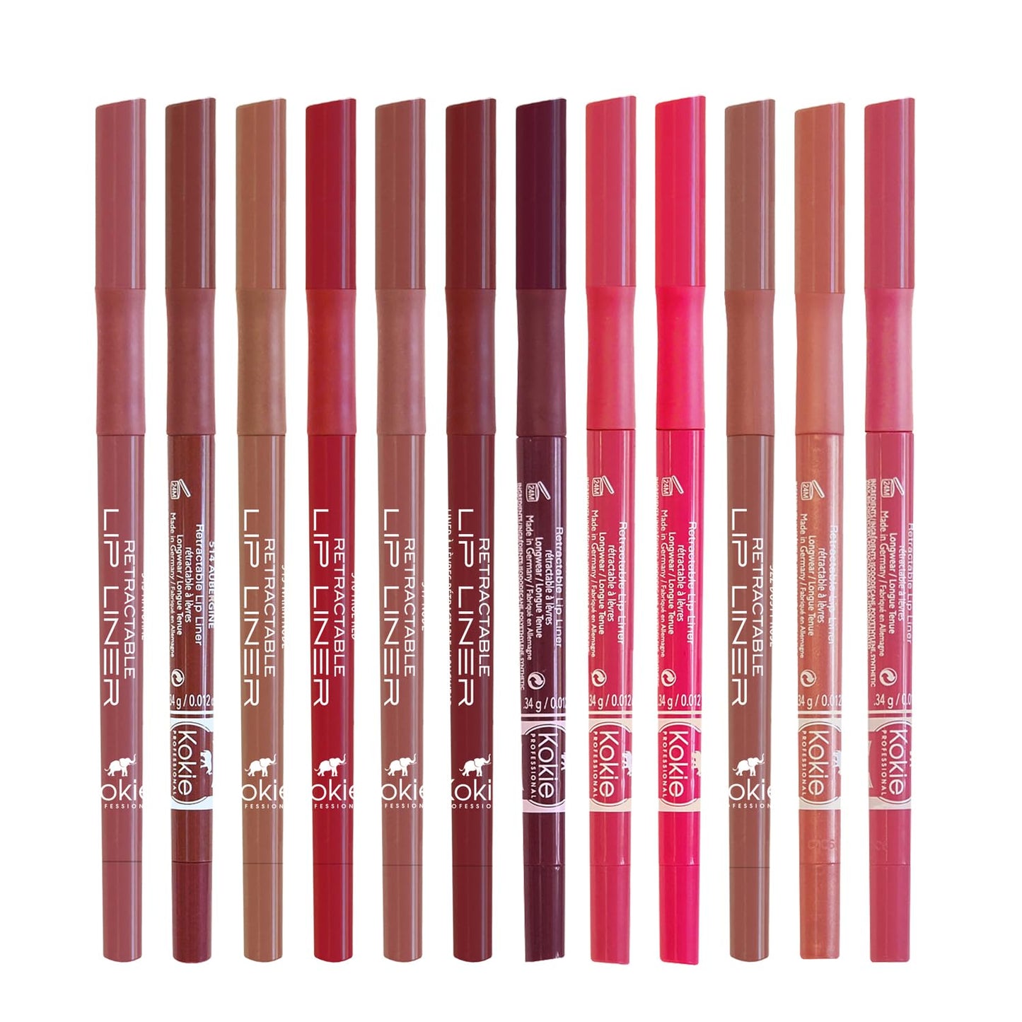 Kokie Cosmetics Mechanical Lip Liner, Natural, 0.012 Ounce