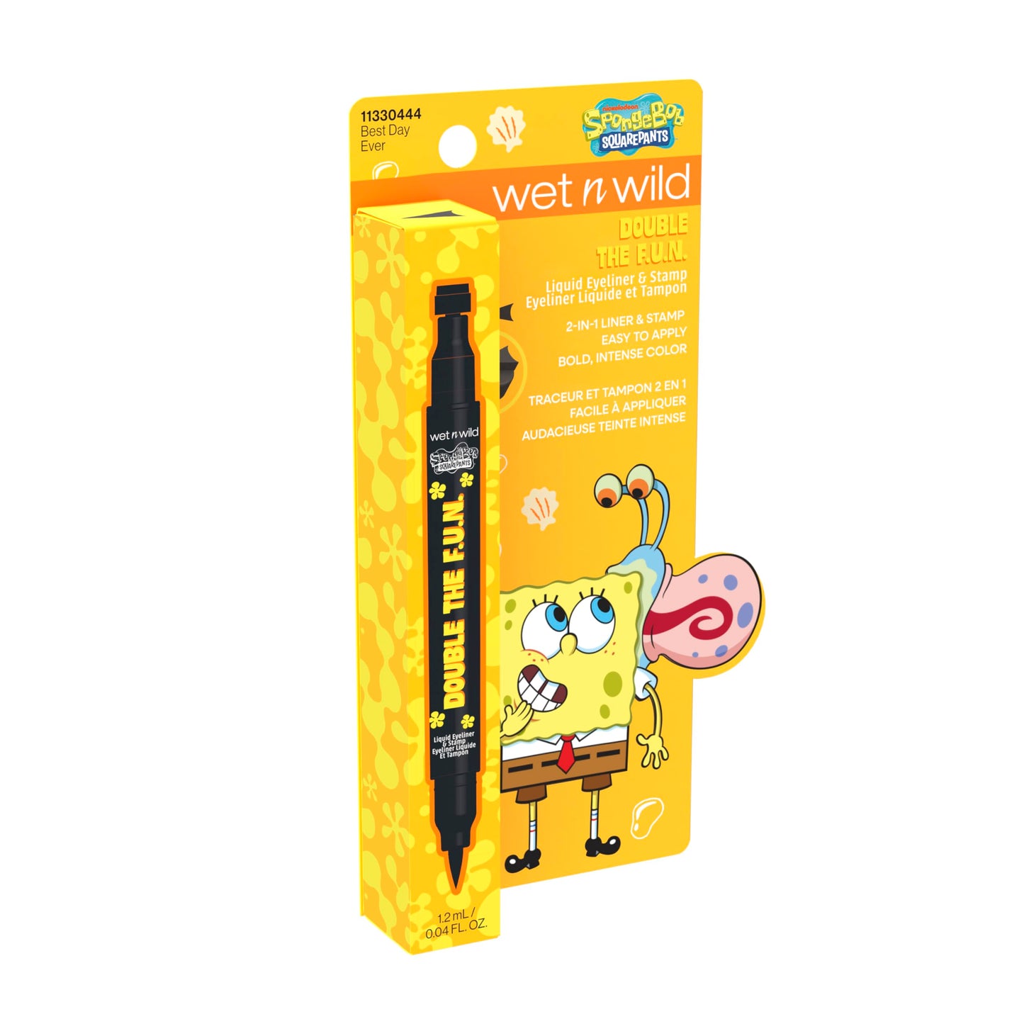 wet n wild Spongebob Double The F.U.N. Liquid Eyeliner & Stamp - Best Day Ever