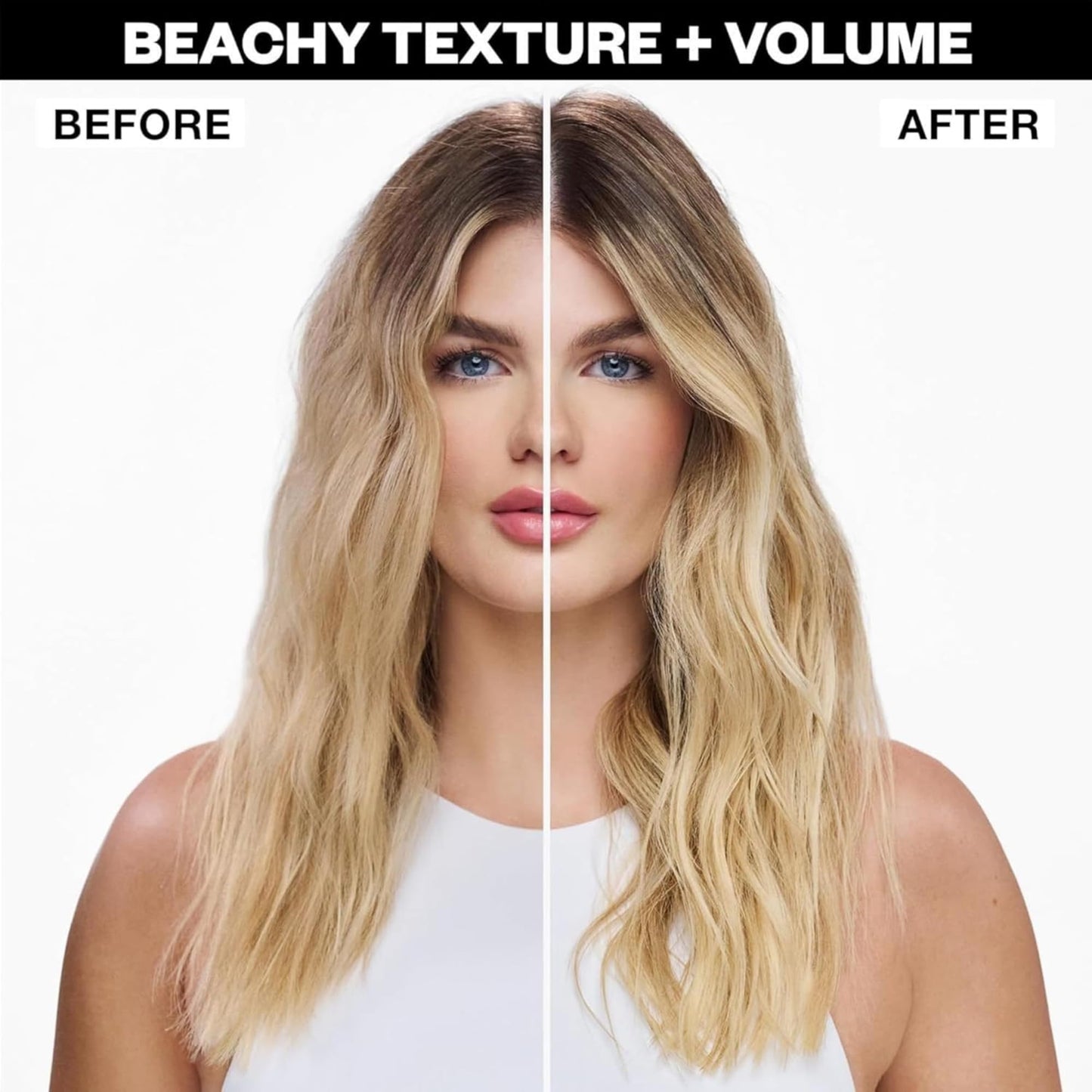 IGK Beach Club High-Shine Texture Foam - Salt-Free Hair Mousse for Beach Waves - Air-Dry Styling Foam for Wavy, Curly & Straight Hair - Anti-Frizz