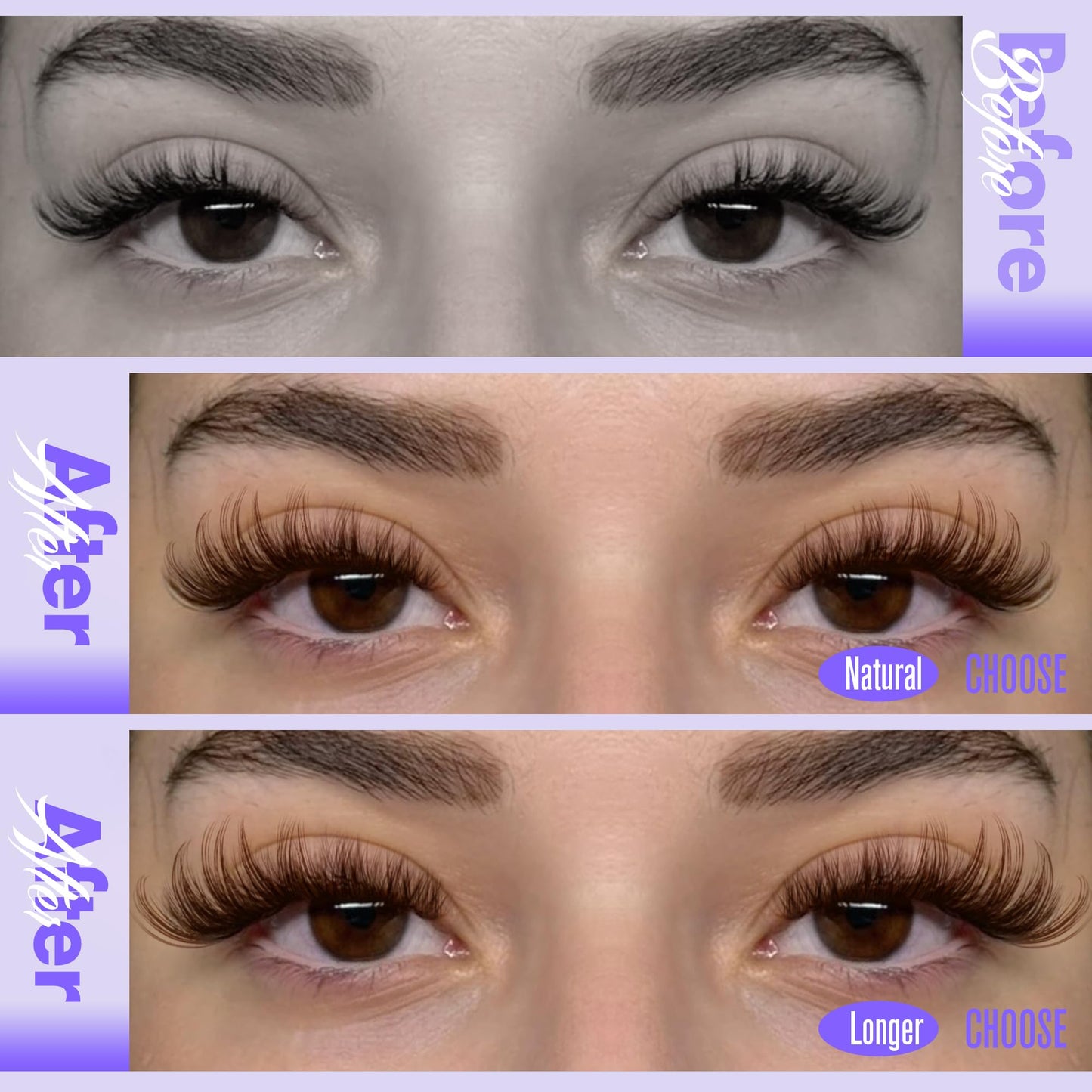 Pawotence Brown Lash Clusters Wispy Cluster Eyelash Extensions 10-18mm Individual Lashes DIY Cluster Lashes Extension Soft Brown Eyelash Clusters Beauty and Personal Care Pawotence