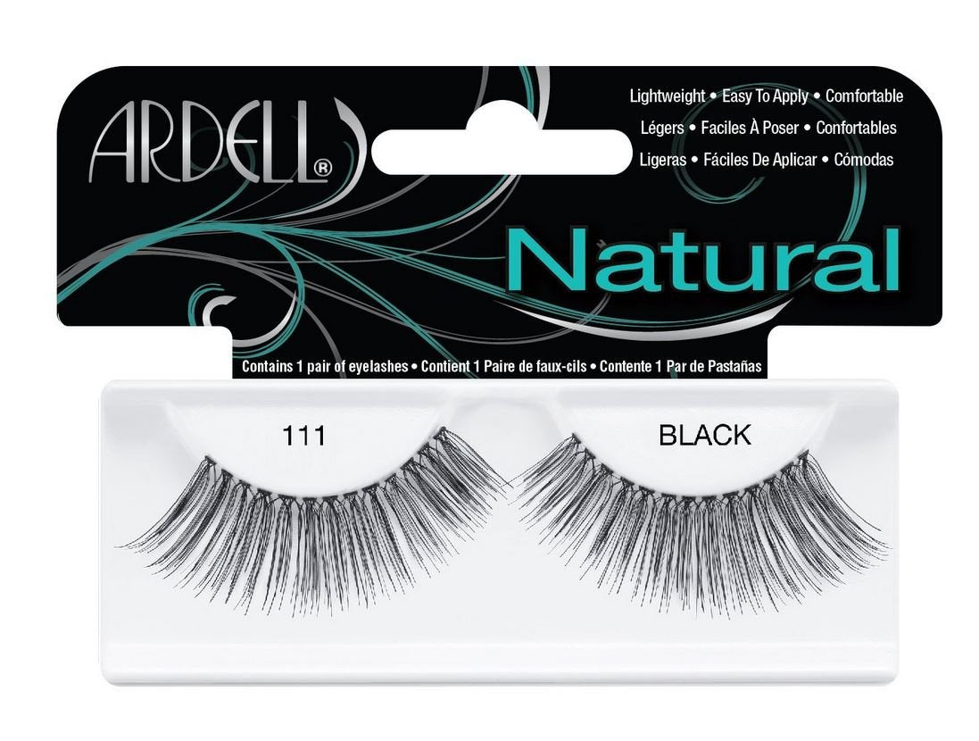Ardell Natural Lashes 111 - Lightweight, Easy-to-Apply False Eyelashes, Natural Look Strip Lashes, Pack of 4