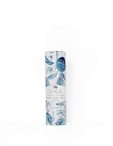Shea Brand Peppermint Shea Lip Balm, 0.28 OZ