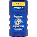 Coppertone Sport Sunscreen Stick SPF 40, Stick Sunscreen for Face and Body, Water Resistant, Travel Size, 1.5 Oz