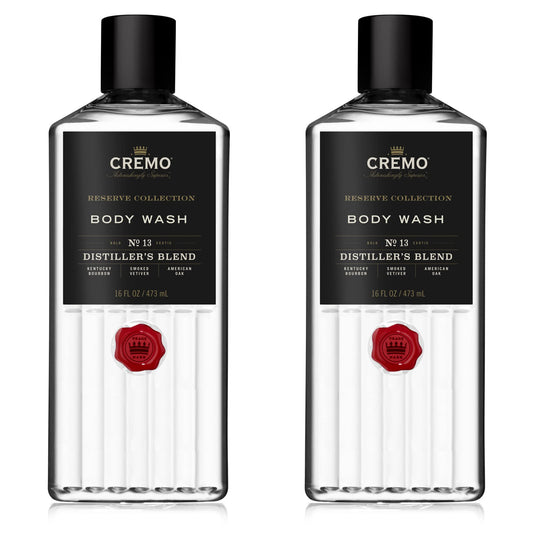 Cremo Rich-Lathering Distiller’s Blend (Reserve Collection) Body Wash, An Elevated Blend with Notes of Kentucky Bourbon, Smoked Vetiver and American Beauty & Personal Care Cremo