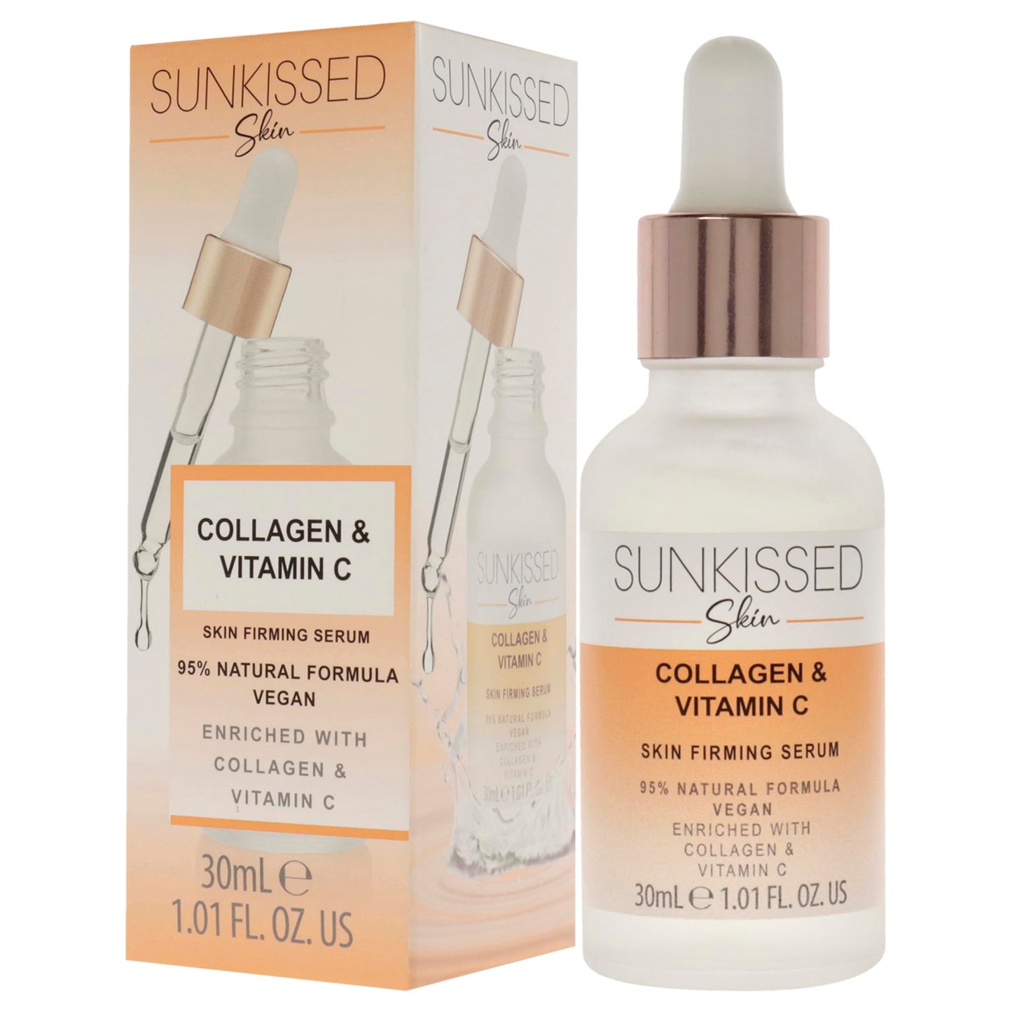 Sunkissed Collagen and Vitamin C Serum by Sunkissed for Unisex - 1.01 oz Serum