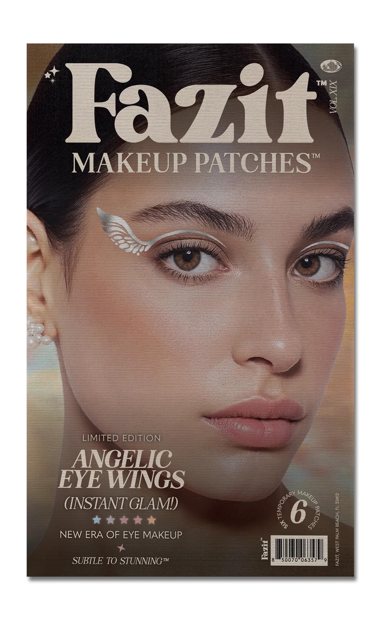 Fazit Makeup Patches - Halloween Angelic Eye Speckles - Glow Up Make-Up Patches - Cute Glitter Makeup Accessories For Women - Cosmetic Glitter
