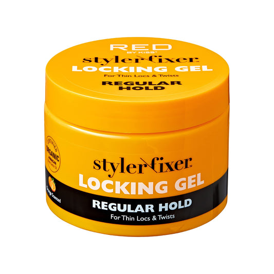 Red by Kiss Hold Locking Gel Regular Hold for Thin Locs & Twists, Hydrating, Conditioning, Non-Frizz, Non-Flaking, No Build-Up, Enriched