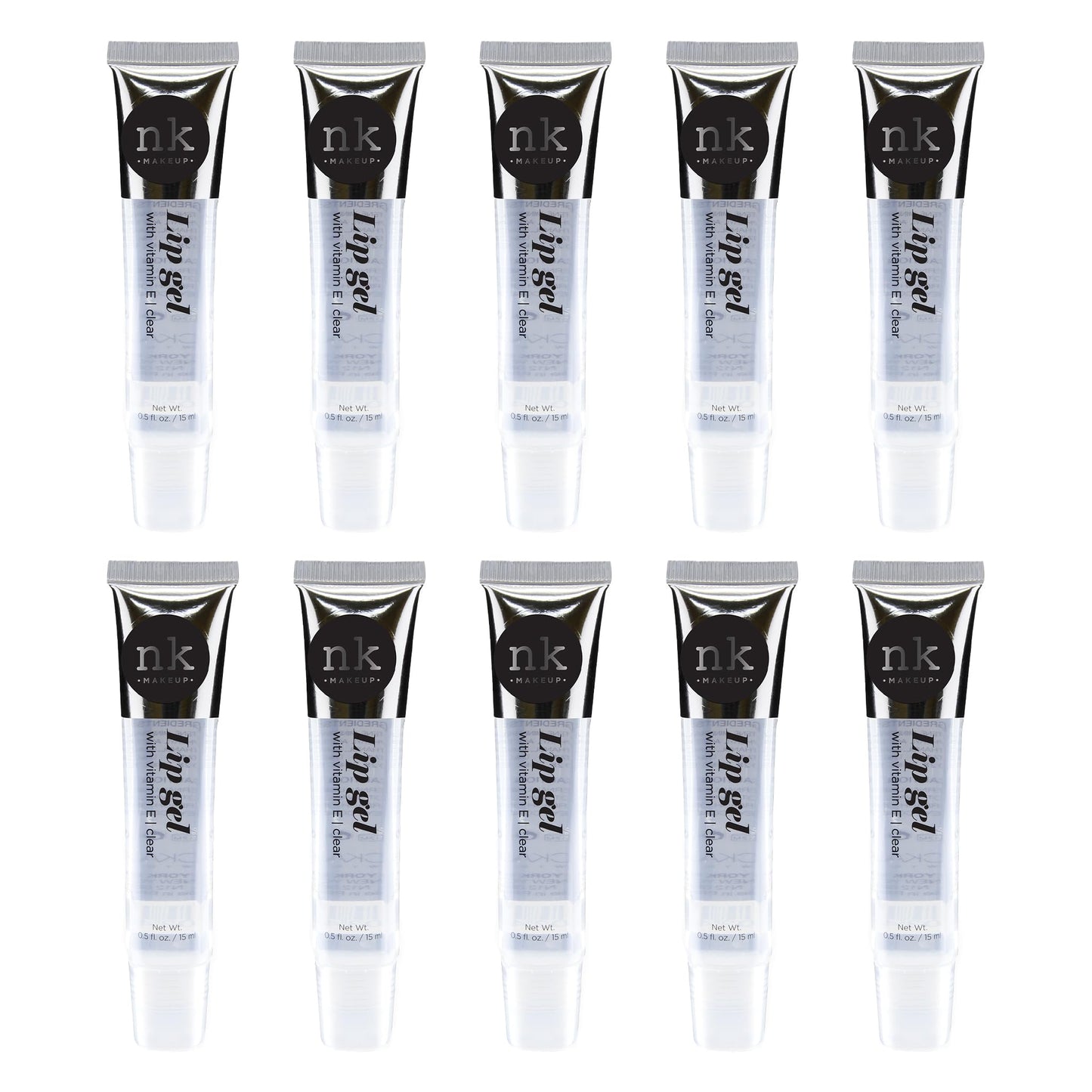 NICKA K NEW YORK Lip Gel, Hydrating, Lightweight, Glides on Effortlessly, Non Sticky Finish Lip Gel Colors (AMZ059)