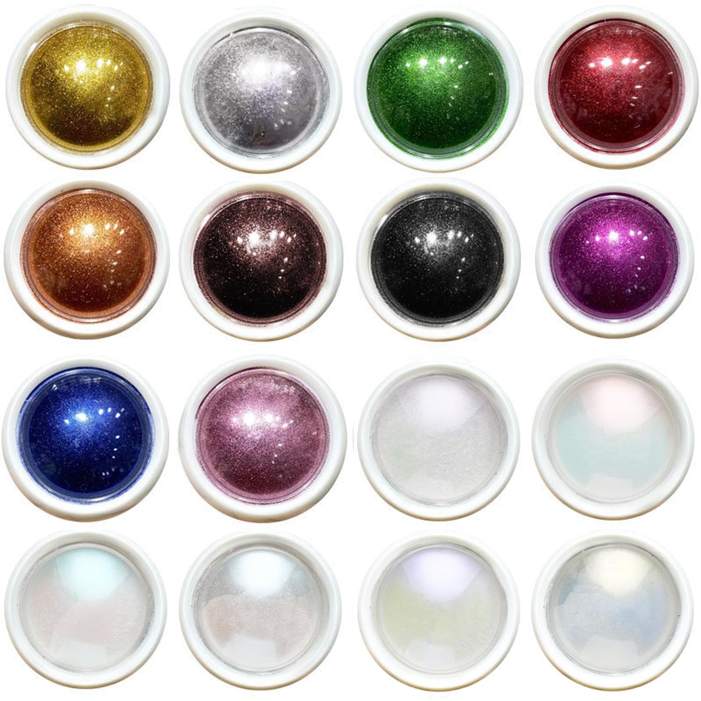Holographic Mirror Gold White Pearl Chrome Nail Powder Kit Metallic Effect Dust UV Gel Red Silver Nail Chrome Pigment for Nails Set Art Decoration Beauty and Personal Care Vonrui