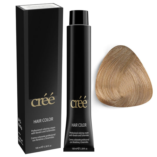 Cree Professional 9.7 - Very Light Sand Blond Permanent Hair Color - Long Lasting, Rich Vibrant - Gray Coverage 100ml - 3.4 fl.oz. Beauty & Personal Care Créé