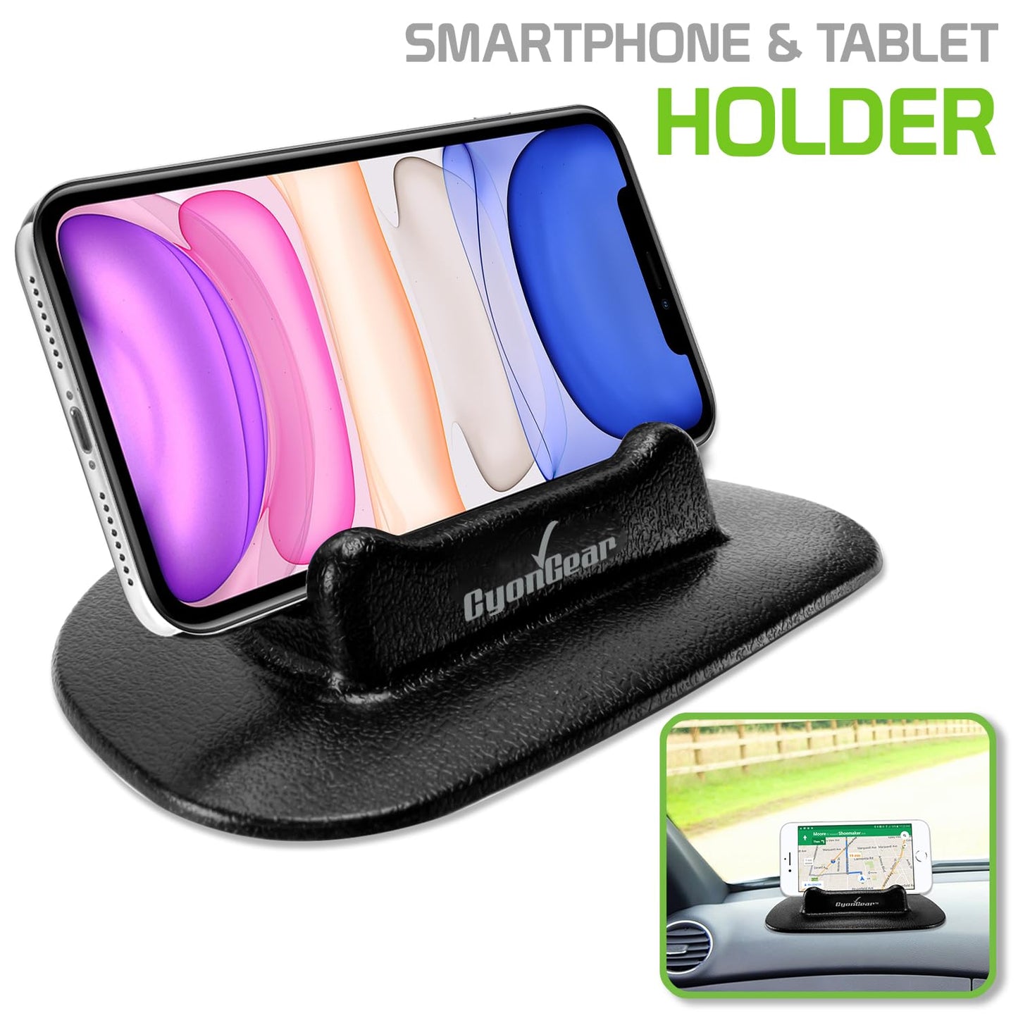 Cellet Smartphone Phone Holder Dashboard Mount Compatible for Tesla Model 3, Y, iPhones and Android Smartphones