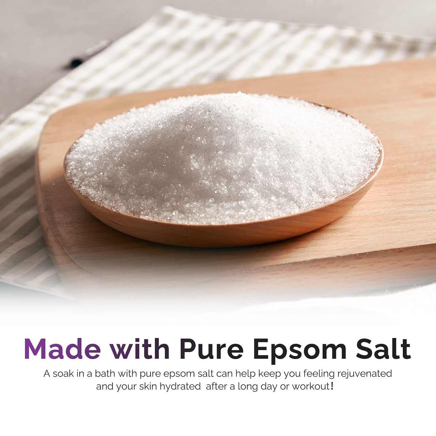 Spa Luxetique Bubble Bath, Foaming Bath with Epsom Salt, Chamomile Rose and Lavender Scent Bathing Set, 3 Pack 49.8 fl oz Christmas Gifts Set