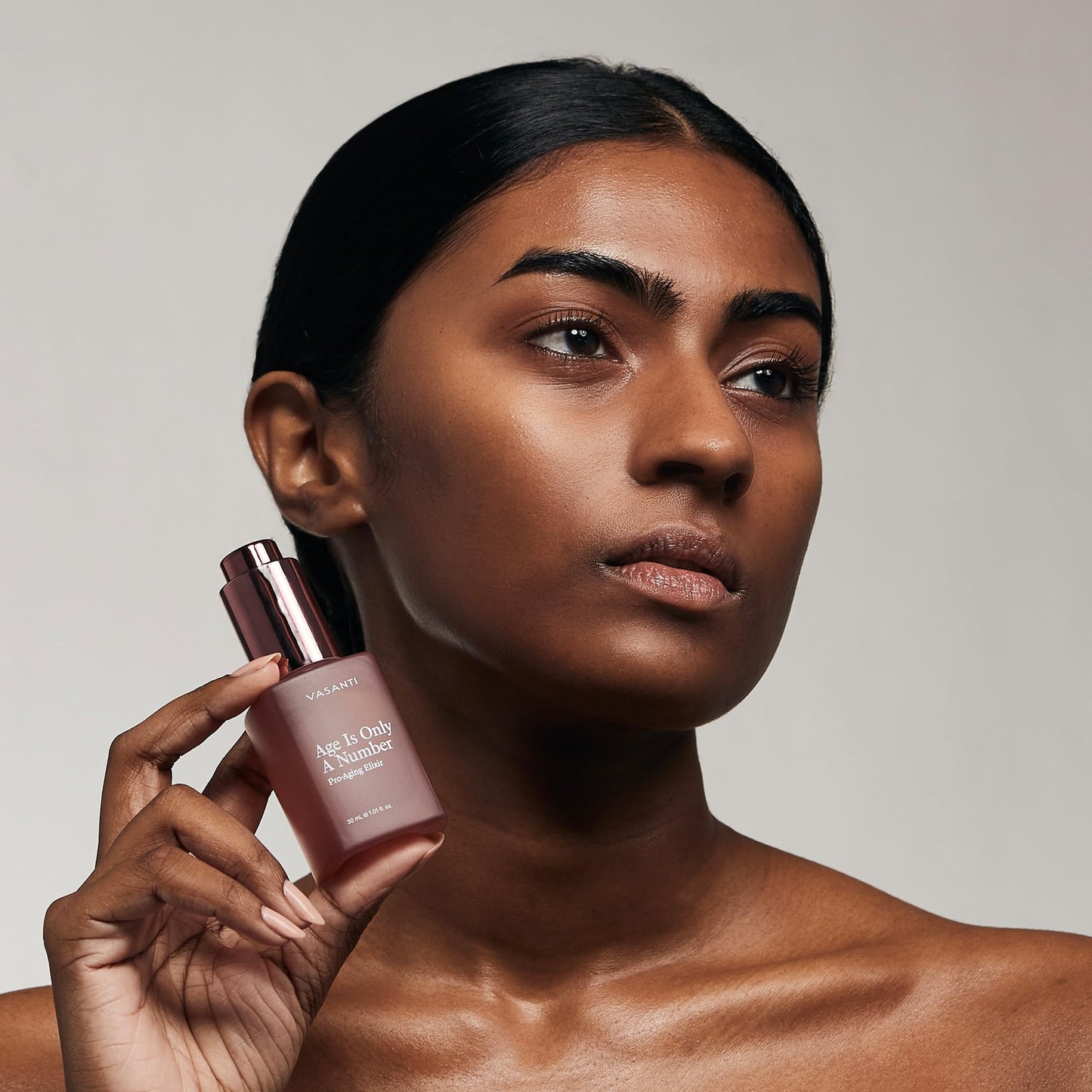 VASANTI Age Is Only A Number Elixir - Anti-Aging Treatment Serum for Wrinkles, Dullness, and Hydration - Paraben-Free, Vegan, Clean Skincare