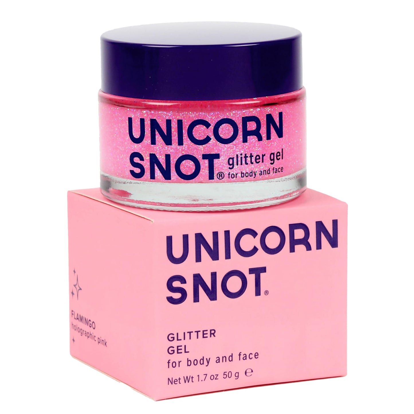 UNICORN SNOT Holographic Face Glitter & Body Glitter Gel | Holiday Glitter Makeup: Stocking Stuffers & Christmas Gift | Hair Glitter, Vegan & Cruelty