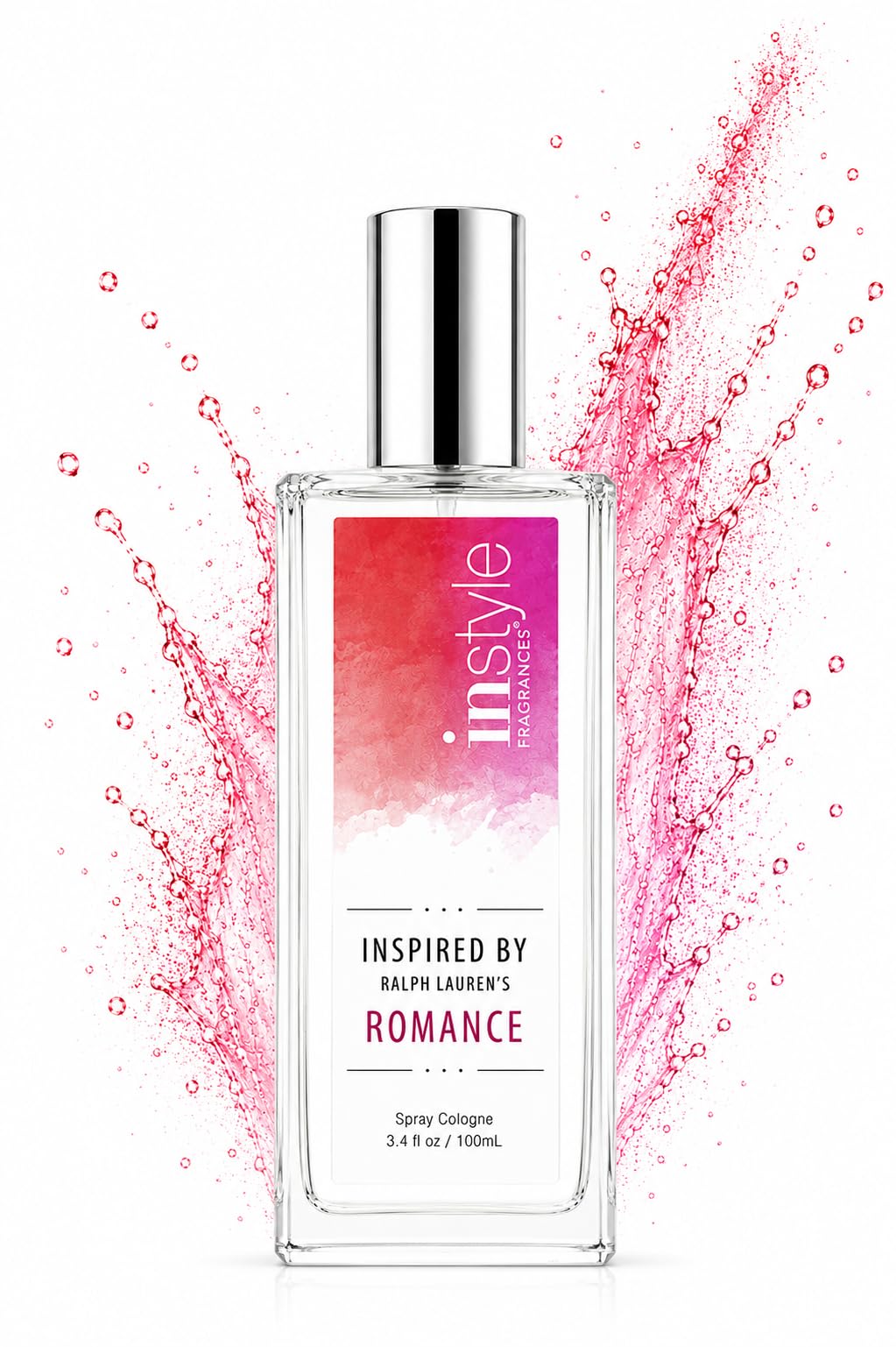 Instyle Fragrances | Inspired by Ralph Lauren's Romance | Women’s Eau de Toilette | Vegan, Paraben Free, Phthalate Free | Never Tested on Animals |