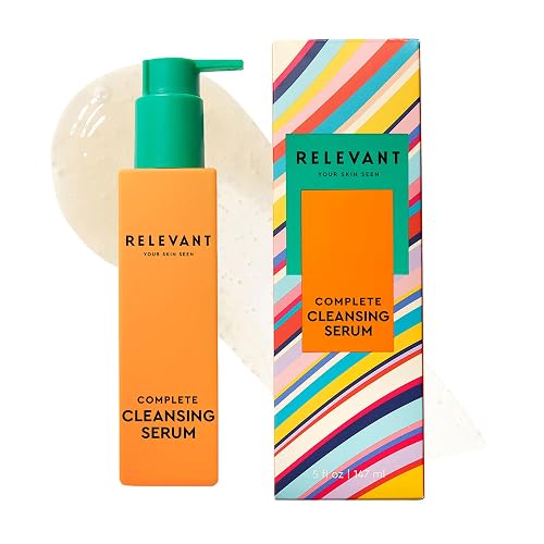 RELEVANT Complete Cleansing Serum - Face Wash with Green Coffee Seed Oil - Facial Cleanser for All Skin Types - Vegan and Cruelty Free - 5 oz Beauty & Personal Care RELEVANT